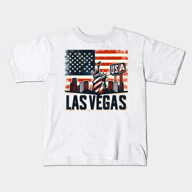 Las Vegas Kids T-Shirt by Vehicles-Art